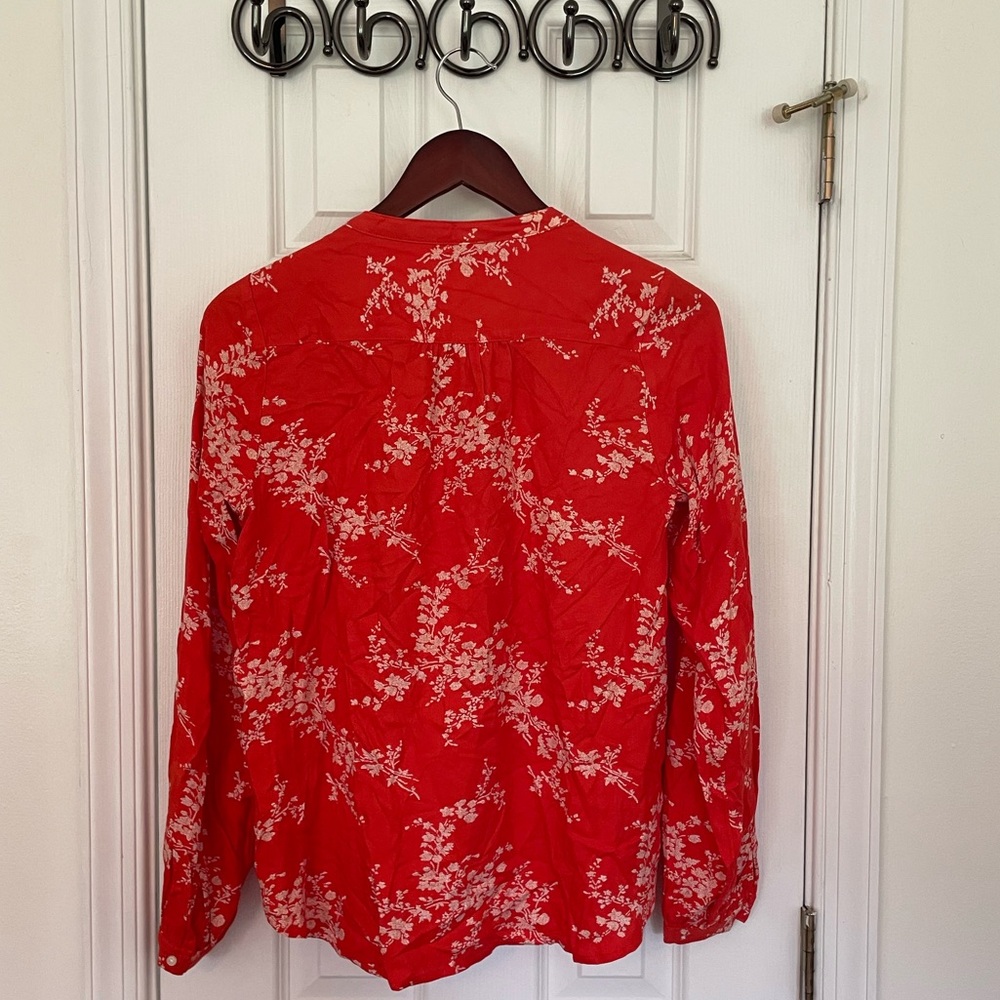 Gap Floral Print Button Down Blouse - image 5